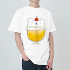 pecori ぺこりのしろくまのクリームソーダ　オレンジ味 Heavyweight T-Shirt