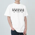 ZUKINDOGSの忍者犬発展推進協会 Heavyweight T-Shirt