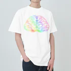 竹ノ子堂 無人販売所の虹脳 (type1) Heavyweight T-Shirt