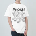 Handgestrickt Ju shopのビール倶楽部でProst！ ヘビーウェイトTシャツ