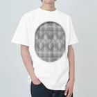 dizzyのzigzag_window_gray ヘビーウェイトTシャツ