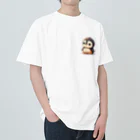 チビアニメのチビペンギン Heavyweight T-Shirt