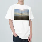 あべこのお店 の北海道の朝 Heavyweight T-Shirt