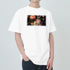 NoriNoriのフラワープリント Heavyweight T-Shirt