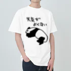 ミナミコアリクイ【のの】の天気がね【パンダ】 ヘビーウェイトTシャツ