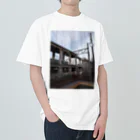 19820909の知立駅 ヘビーウェイトTシャツ