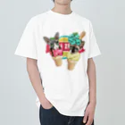 みきぞーん｜保護猫 ミッキー画伯と肉球とおともだちのsophia ohana Heavyweight T-Shirt