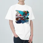 みなとまち層の海の生き物たち Heavyweight T-Shirt