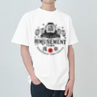 HAHAHA CLOTHINGの和MUSEMENT TOWN 浅草（黒ロゴ） Heavyweight T-Shirt