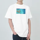 yuei_00の水槽を見てる男子高校生 Heavyweight T-Shirt