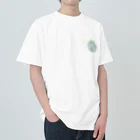 design_yanagiyaの威嚇するミジンコ ヘビーウェイトTシャツ