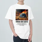 AI-assembleの地球の危機 Crisis on Earth ヘビーウェイトTシャツ