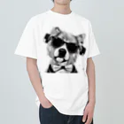 Connect Art SUZURI STOREのConnect Art 003 Dog Heavyweight T-Shirt