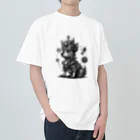 AliceDesignLab.のSteampunk Dog Heavyweight T-Shirt