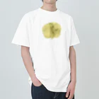c5watercolorの水彩ペイント・くすみイエロー ヘビーウェイトTシャツ