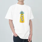 うさぎ帝国SUZURIショップのアブダクション Heavyweight T-Shirt