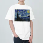 世界美術商店の星月夜 / The Starry Night ヘビーウェイトTシャツ