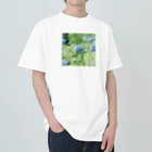 蛍石のhydrangeas ヘビーウェイトTシャツ
