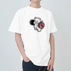 きんにく村SHOPのばーべるニャンコ Heavyweight T-Shirt