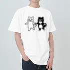 ヒヨッコ堂のるんたったWしばわん Heavyweight T-Shirt