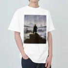 世界美術商店の雲海の上の旅人 / Wanderer above the Sea of Fog ヘビーウェイトTシャツ