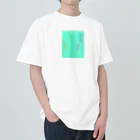 sb&colorの薄緑ハサミとくし Heavyweight T-Shirt