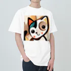 T2 Mysterious Painter's ShopのMysterious Cat ヘビーウェイトTシャツ