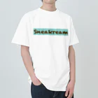 Sneakreamの（フロントのみ）チョコミントアイスクリーム Heavyweight T-Shirt