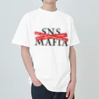 王子のアパレル SnprinceのNO SNS MAFIA by Snp Heavyweight T-Shirt