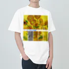 art-Laboのゴッホ 【世界の名画】 ひまわり ポスト印象派 絵画 美術 art Heavyweight T-Shirt