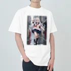 KAZAHANAの雨上がりの少女 Heavyweight T-Shirt