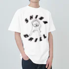 MessagEの白柴ドリル Heavyweight T-Shirt