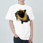 いくママ 猫との毎日のパリピイクラ Heavyweight T-Shirt