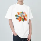 太陽の光に包まれて　Wrapped in Sunlightのカラフル紫陽花 ヘビーウェイトTシャツ