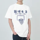 jamfish_goodiesのSPORTS女子「籠球女子」 Heavyweight T-Shirt