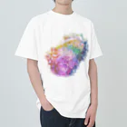 K_flowerのRainbow Carnation ヘビーウェイトTシャツ