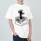 ツギハギ ニクの【Boxed * Horror】黒Ver Heavyweight T-Shirt