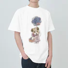 猫のきぬくんのお店のハニーちゃん Heavyweight T-Shirt