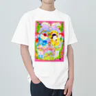 はいからヒストリカルSUZURI店の文化ちゃんとフランス姫 Heavyweight T-Shirt