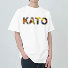 KATO & 木工房So whatのKATOロゴ_01 ヘビーウェイトTシャツ