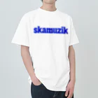 skamuzik a go goのskamuzikアオ ヘビーウェイトTシャツ