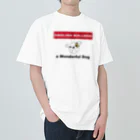 ナミノコ雑貨店のWonderful englishbulldog Heavyweight T-Shirt