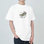 🌺ebitama(えびたま)🦐のおじぞう札束風呂 Heavyweight T-Shirt
