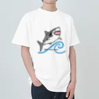 BLUENASHARKのホホジロザメ Heavyweight T-Shirt