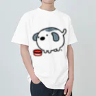 sippo no oekakiyasanのぼくとわたしと犬のおやつ・マル ヘビーウェイトTシャツ