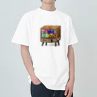 とーる 🇯🇵akabeco/animals/graffitiのテレビジョン ヘビーウェイトTシャツ