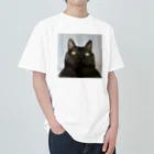 僕の撮る猫は可愛くないのchikuwa ヘビーウェイトTシャツ