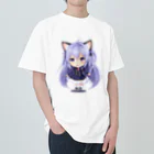 KAZAHANAのネコ耳ふぅちゃん ヘビーウェイトTシャツ