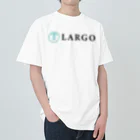 NPO法人LARGOのNPO法人LARGO 公式ロゴアイテム（横） Heavyweight T-Shirt