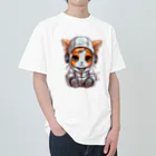 Vasetti_pressのパーカーを着ているネコちゃん Heavyweight T-Shirt